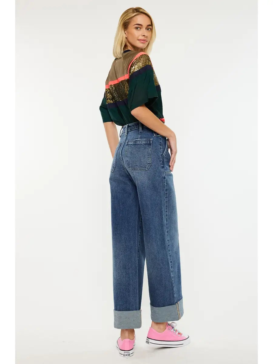 KanCan Wide Leg 90’s Trousers