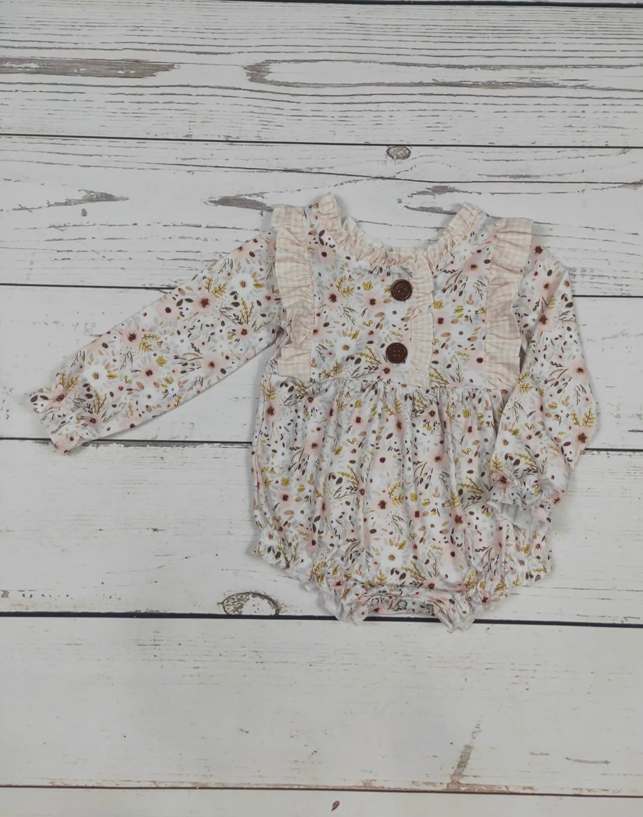 Flower Bubble Romper