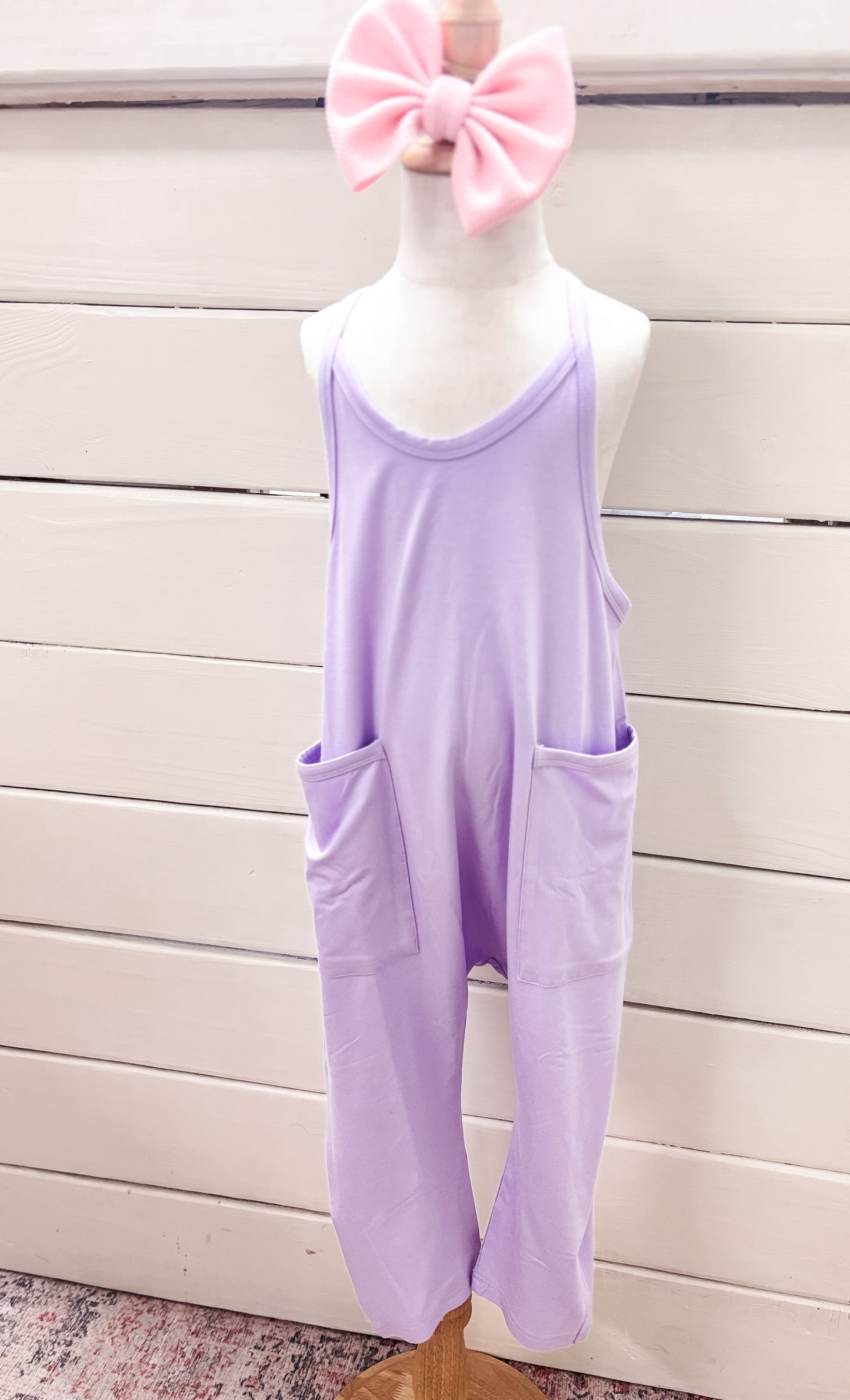 lilac jumpsuit