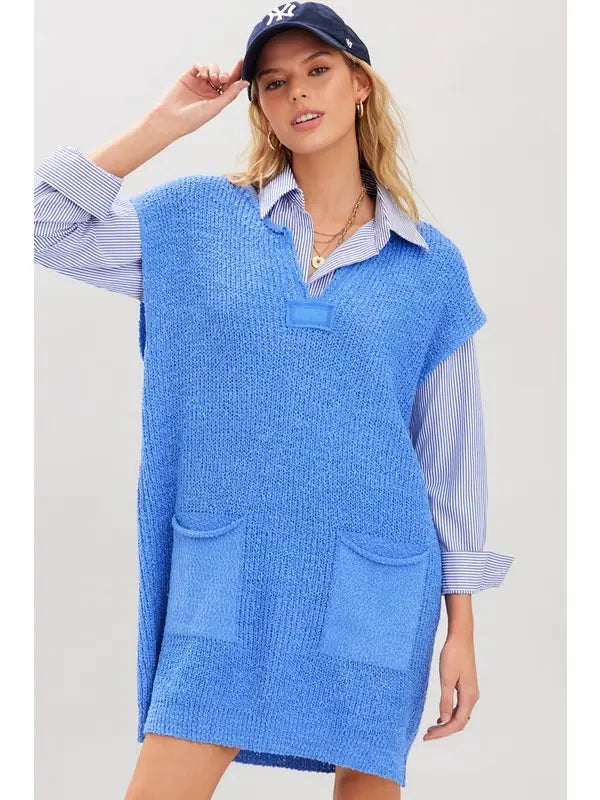 Blue Skies Knit Dress