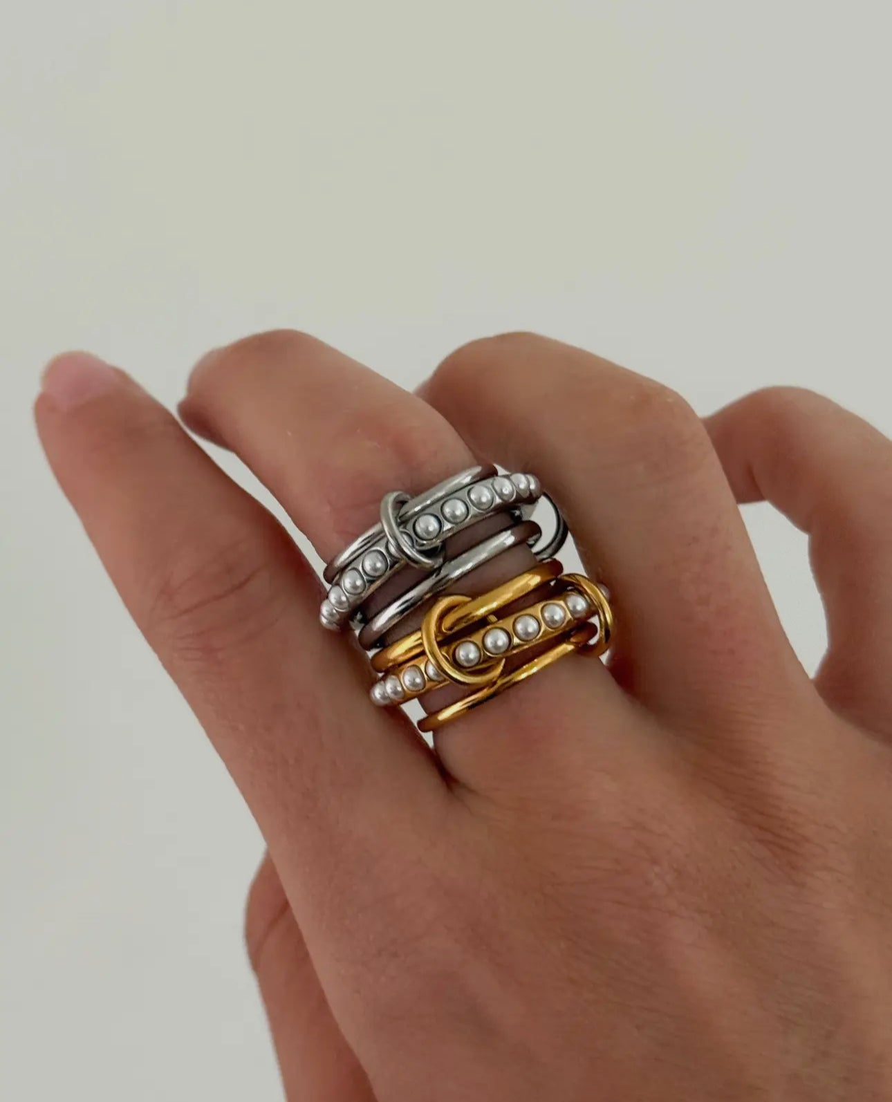 Amber Ring - gold