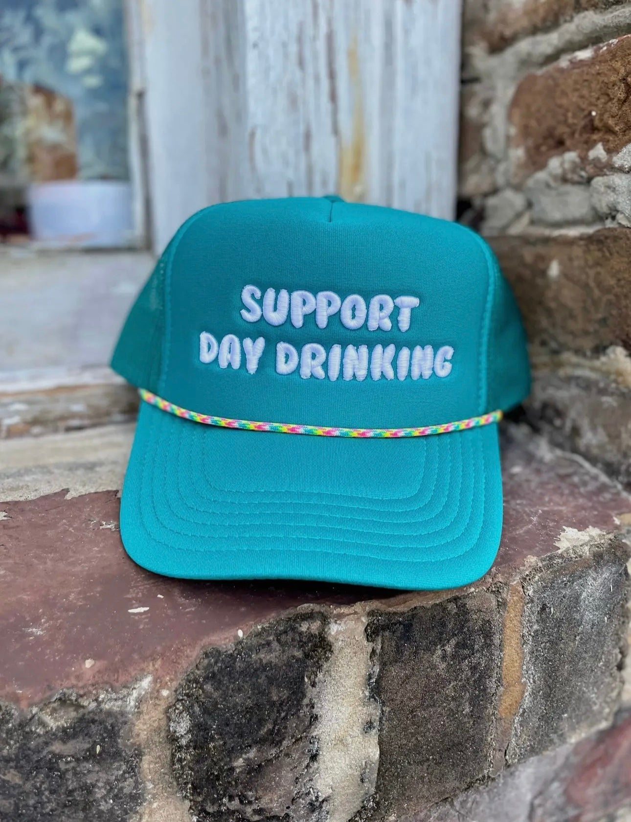 Support Day Drinking Foam Trucker