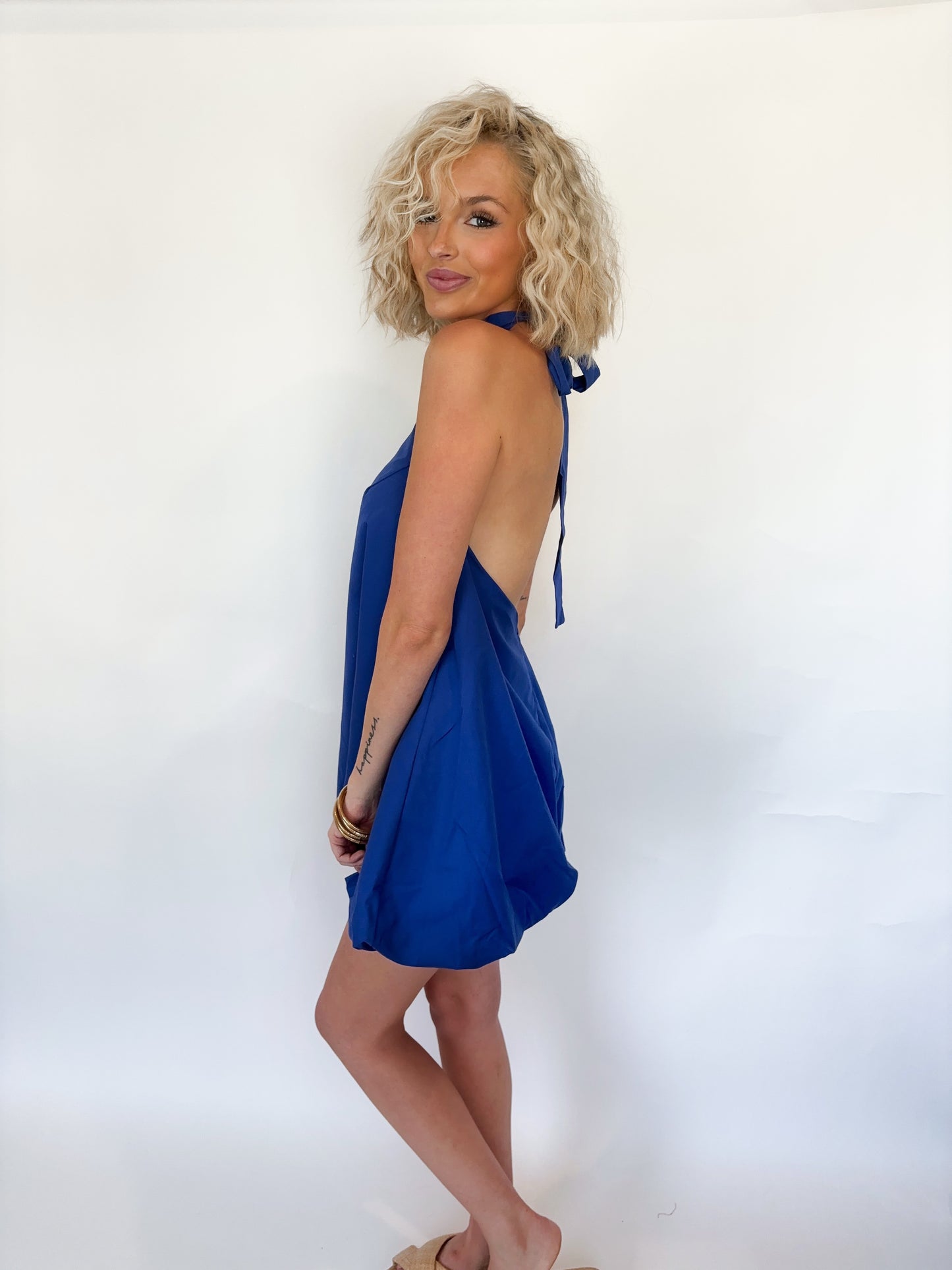 Bubble In Blue Dress