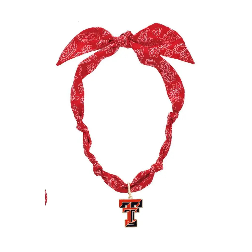 TTU Scarf Necklace