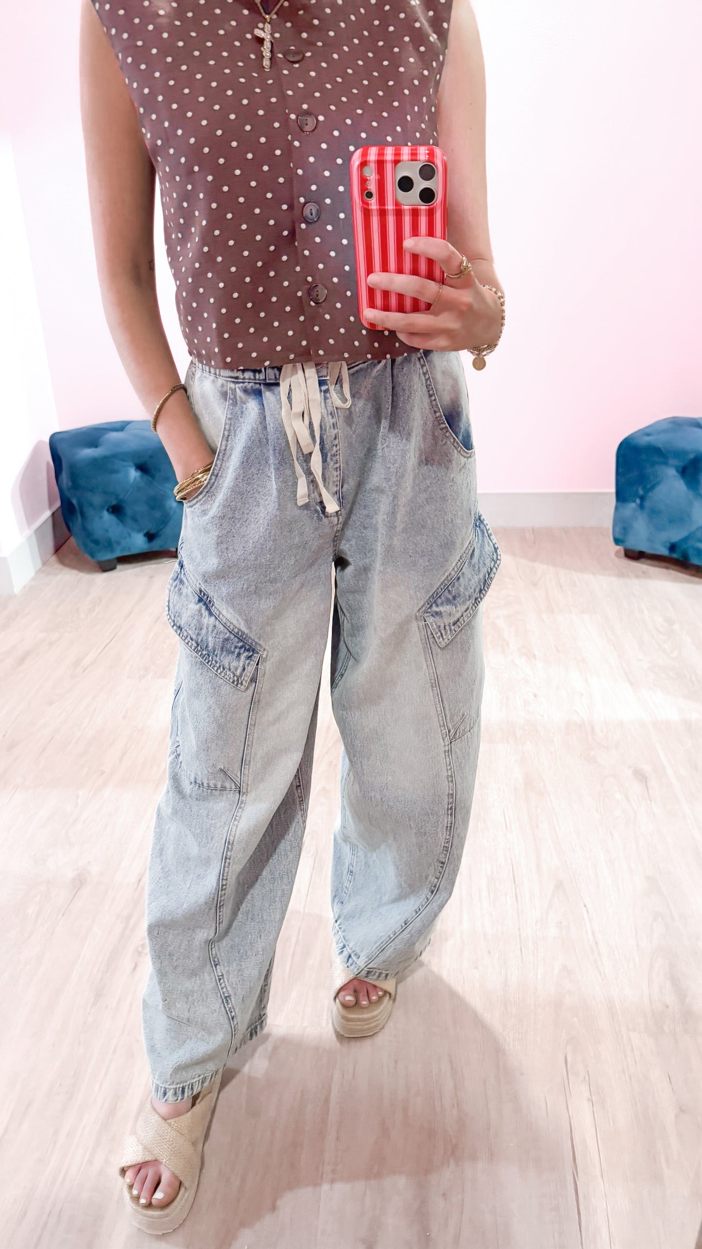 let’s talk later jeans