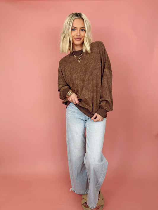 sugar brown sweater