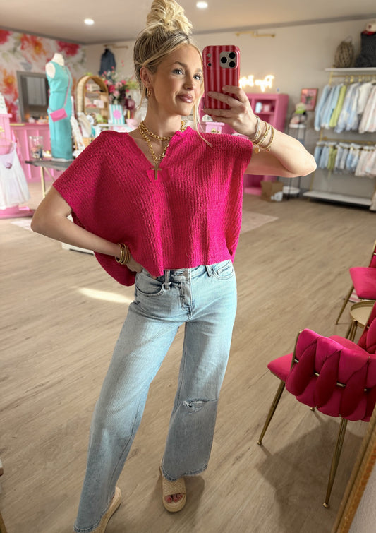pretty in pink top