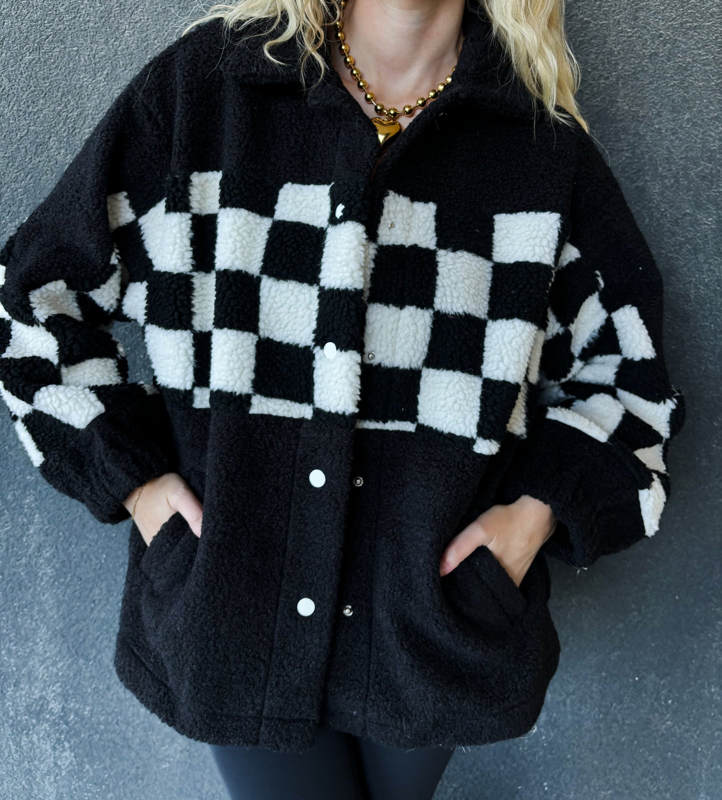 checkered jacket