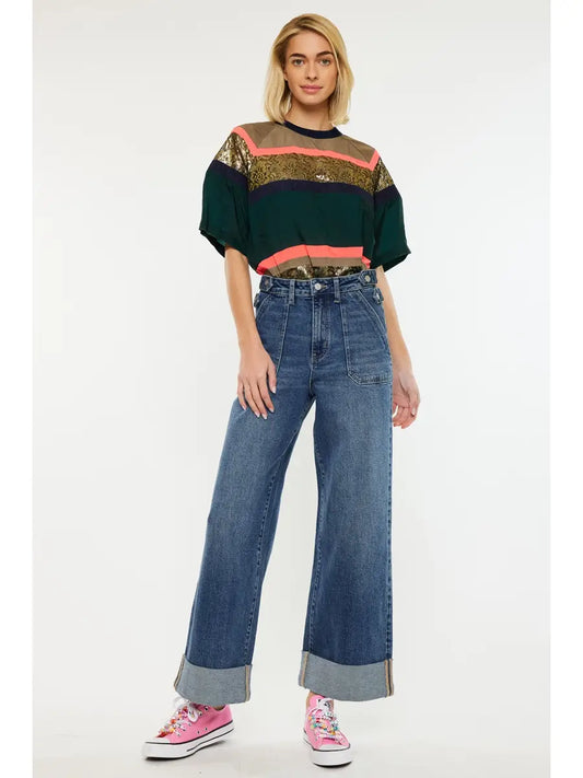 KanCan Wide Leg 90’s Trousers