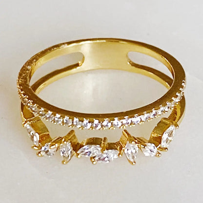 French Romance Jeweled Ring