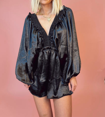 Satin Nights Romper