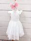 Tulle Dress-white