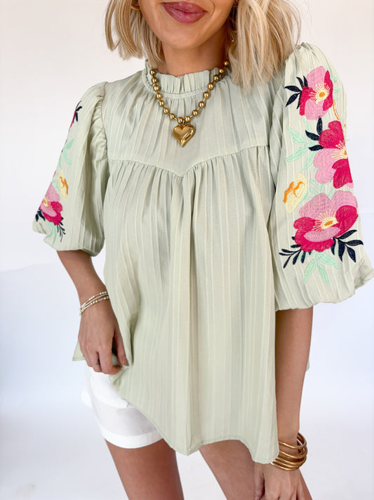 Botanical Bloom Top