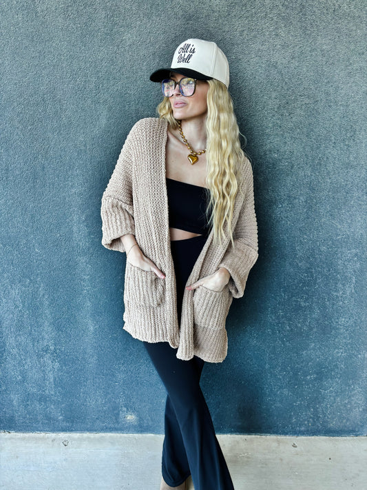 teddy cardigan