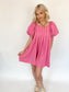 Sunset Sweetheart Dress- pink