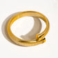 Dehors 18K Gold Non-Tarnish Bold Bangle