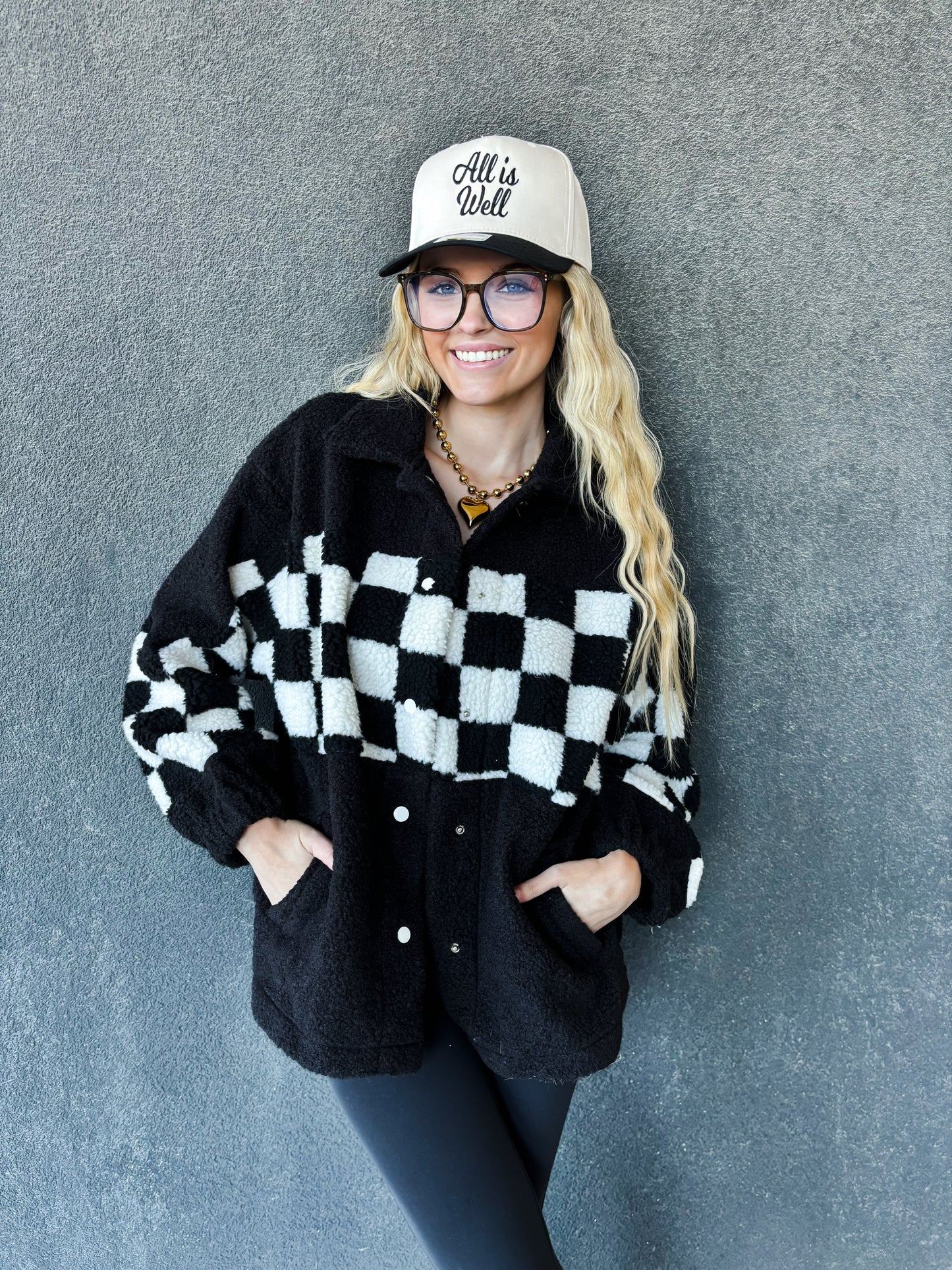 checkered jacket