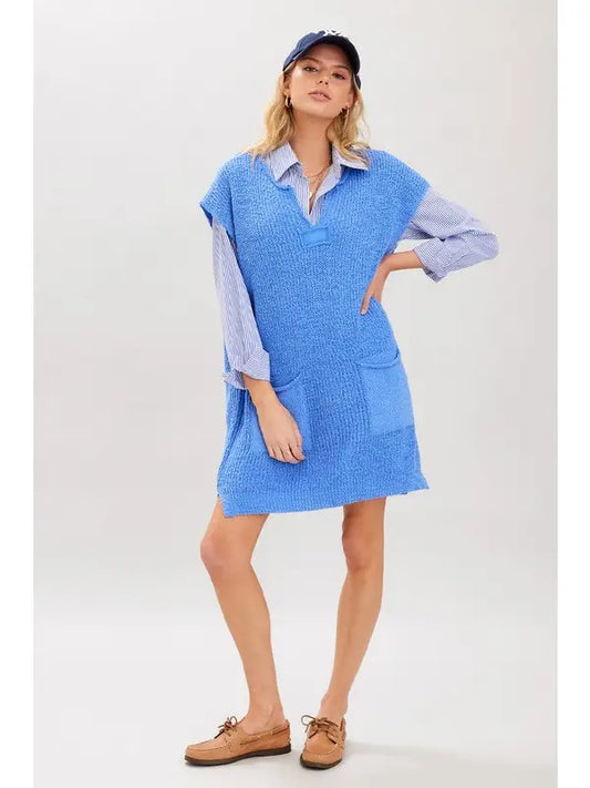 Blue Skies Knit Dress