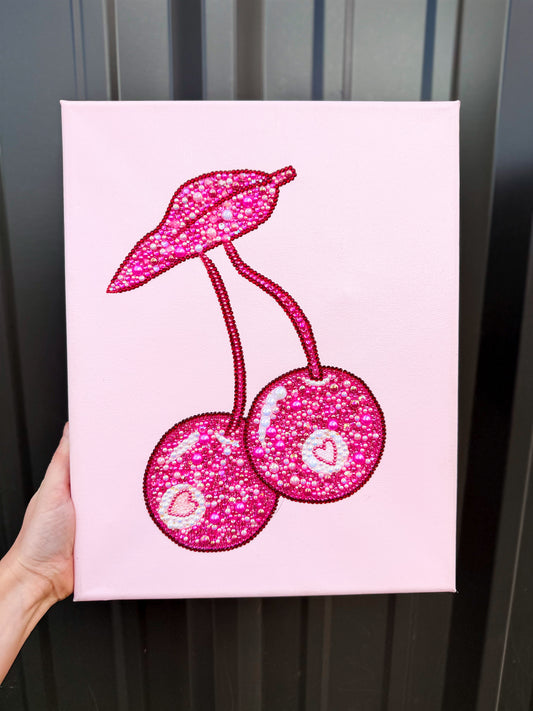 Cherry Kisses Diamond Art