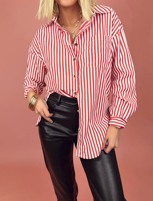 red hot stripe top