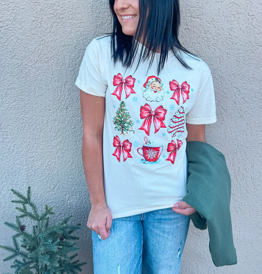 Christmas Bow Tee