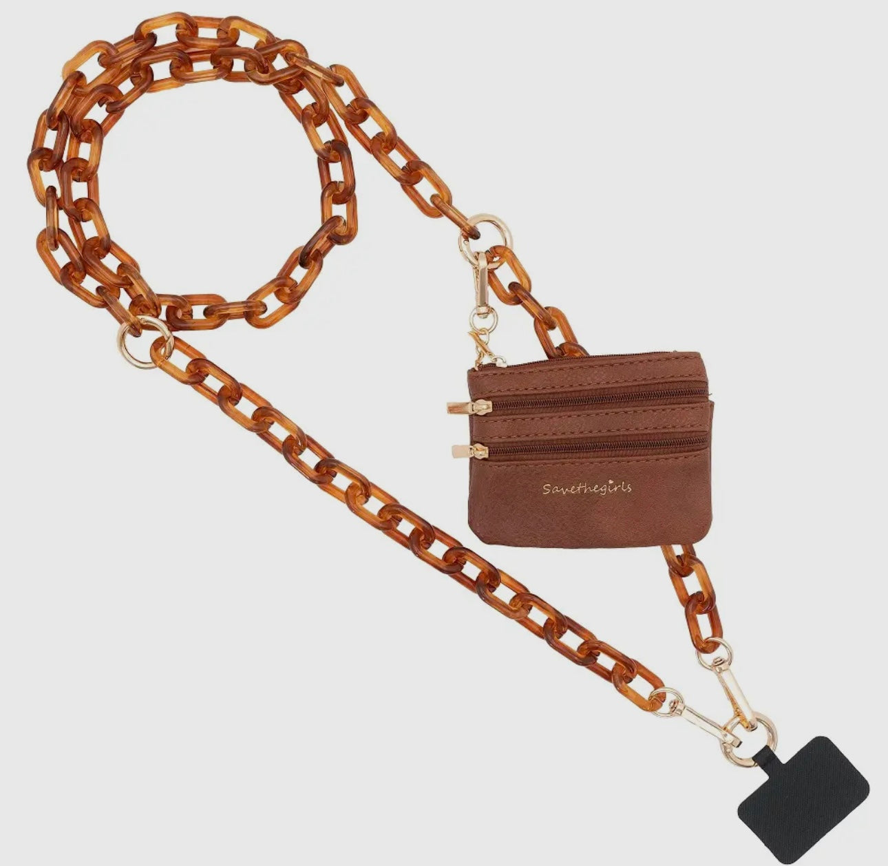 clip & go crossbody - chunky chain