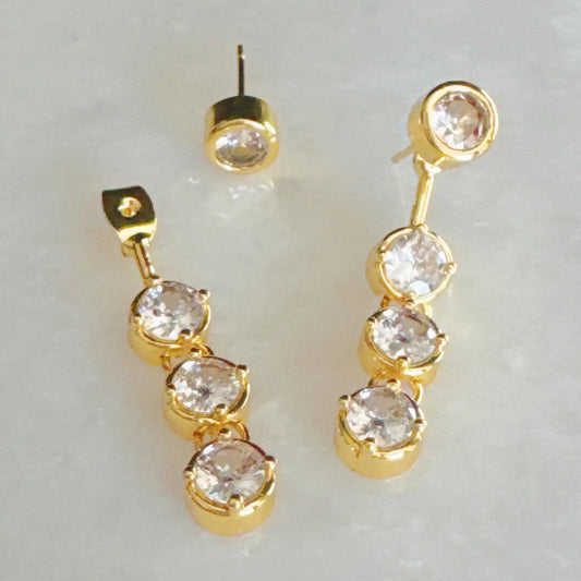 Bezel Earrings