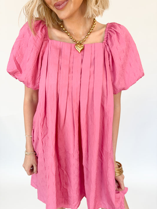 Sunset Sweetheart Dress- pink