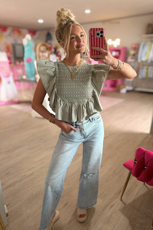 Ruffled Up Top
