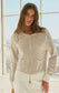 Sandstone Stripe Zip Knit