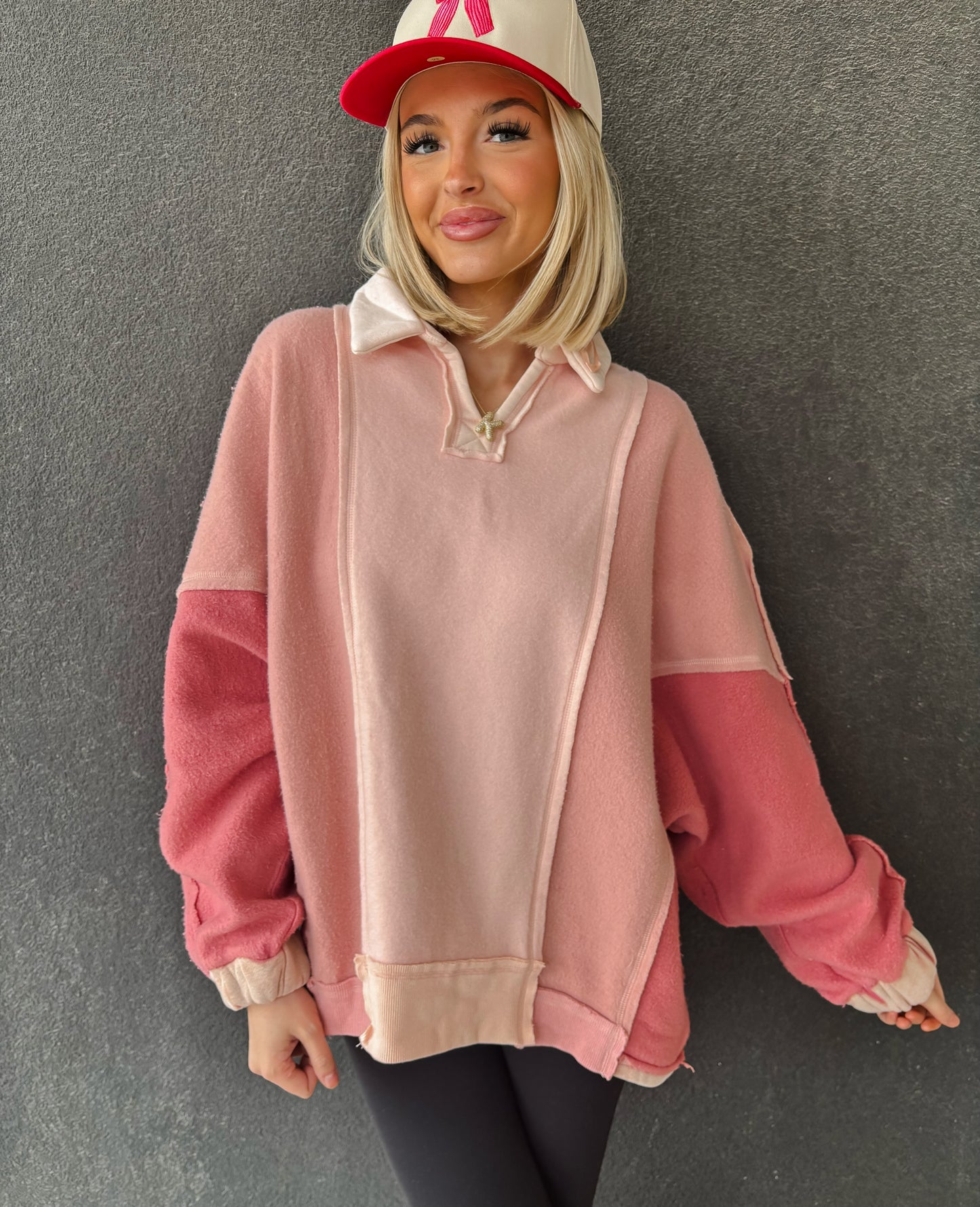 pink rush sweatshirt