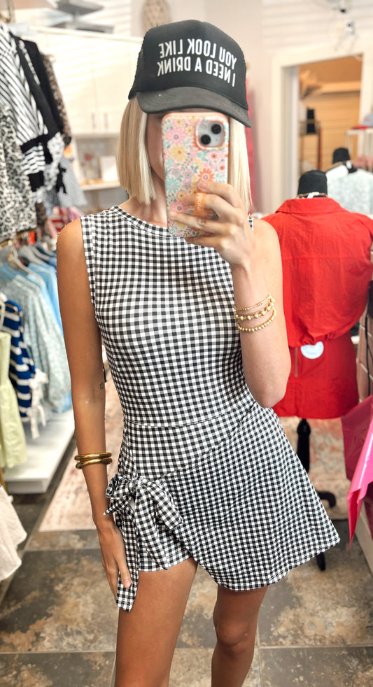 Gingham Date Dress