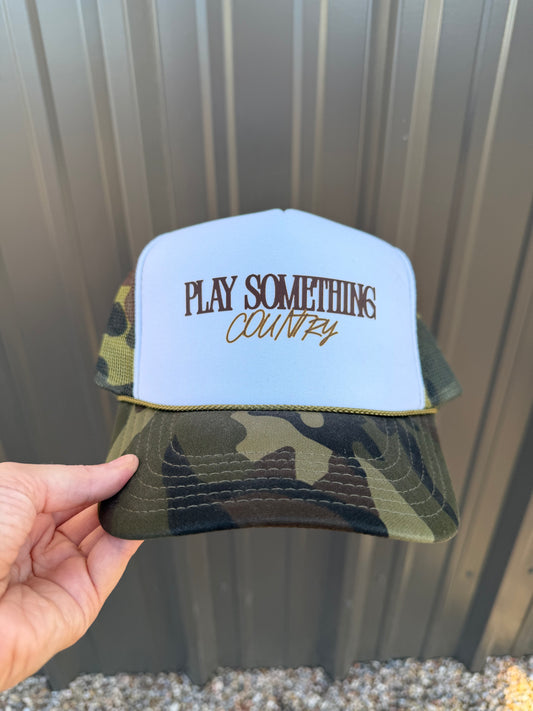 Play Something Country Trucker Hat