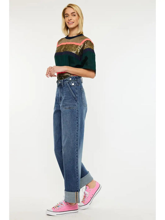 KanCan Wide Leg 90’s Trousers