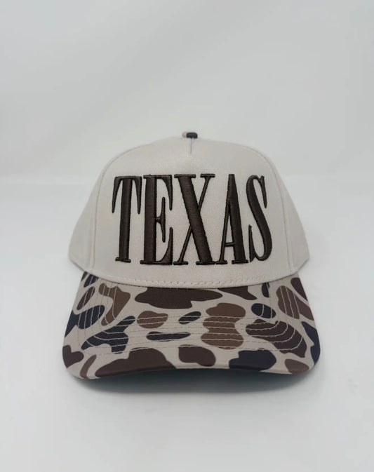 texas camo hat