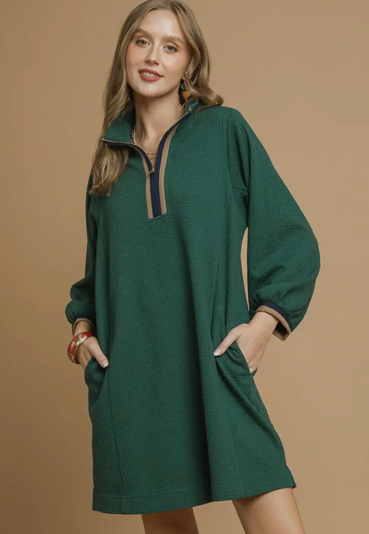 Forest Ease Knit Dress