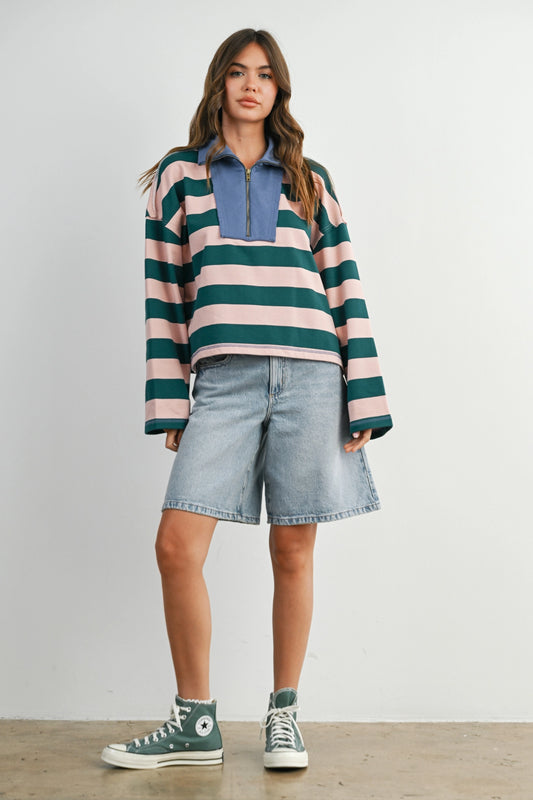 Striped Intentions Top