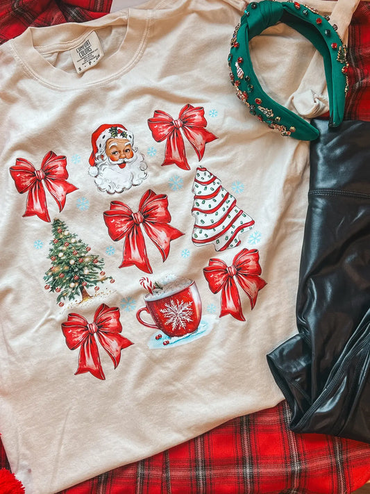Christmas Bow Tee