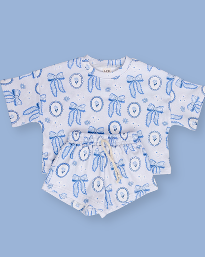 Blue Bow Set