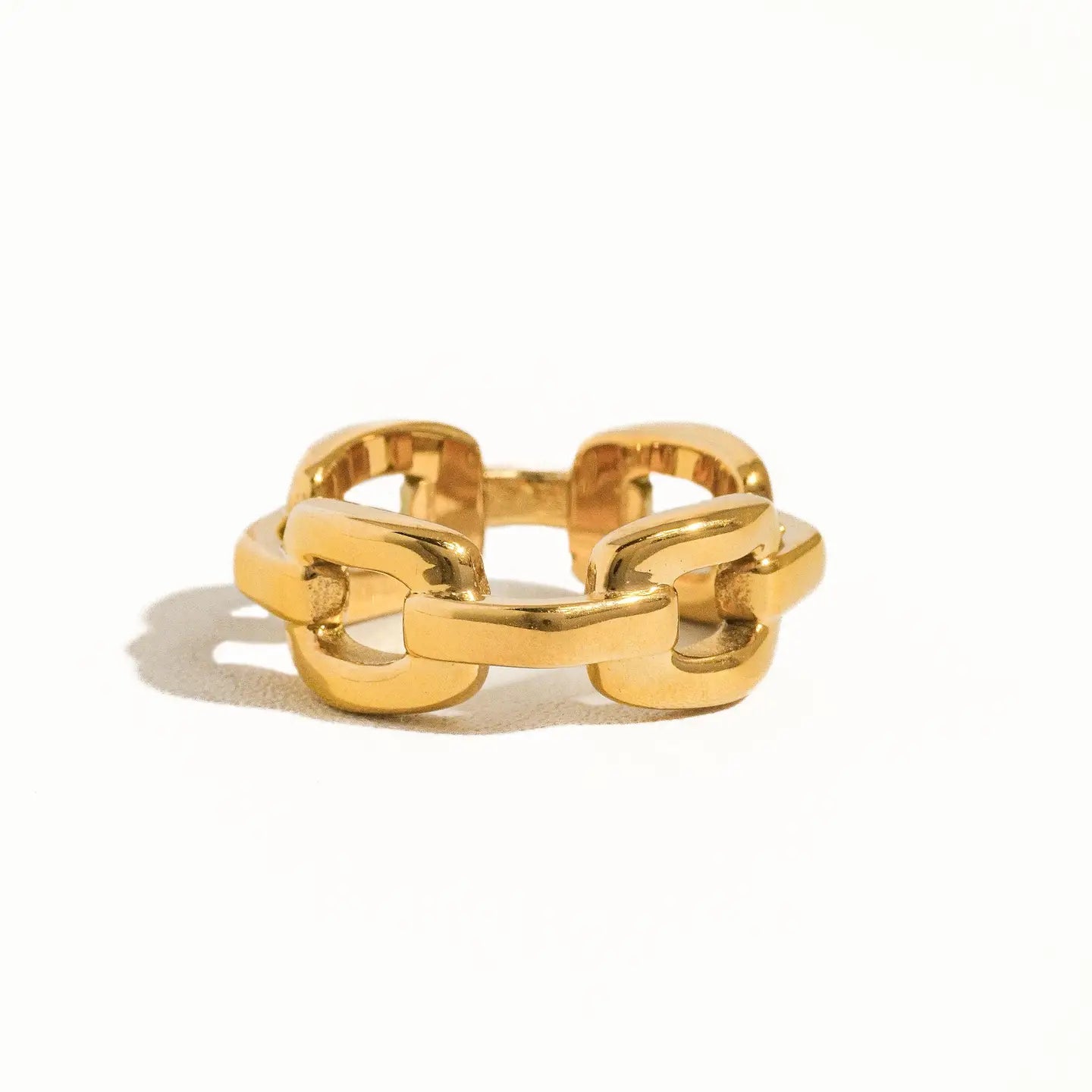 Brooklyn 18K Gold Stack Braided Non-Tarnish Ring