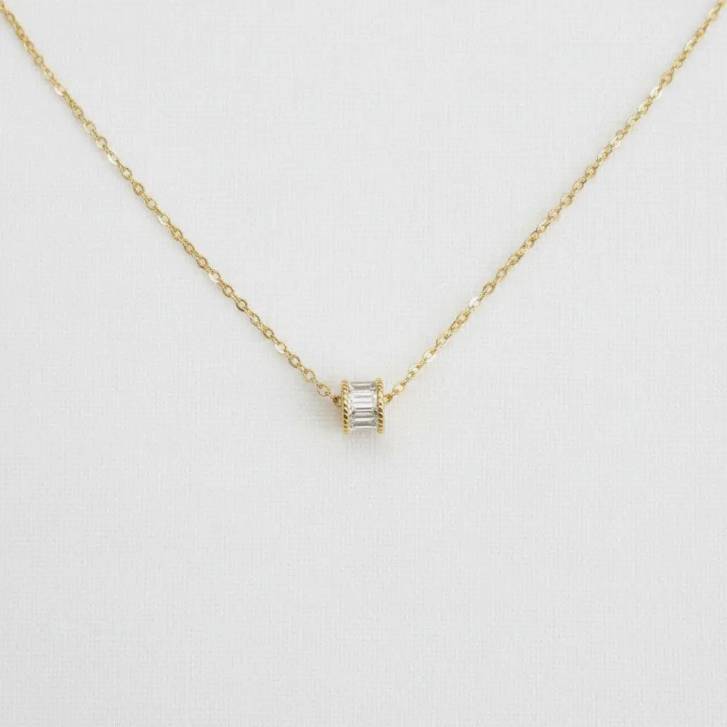 Cubic Zirconia Pendant Necklace