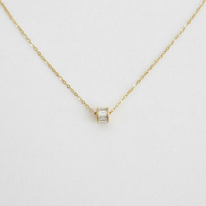 Cubic Zirconia Pendant Necklace