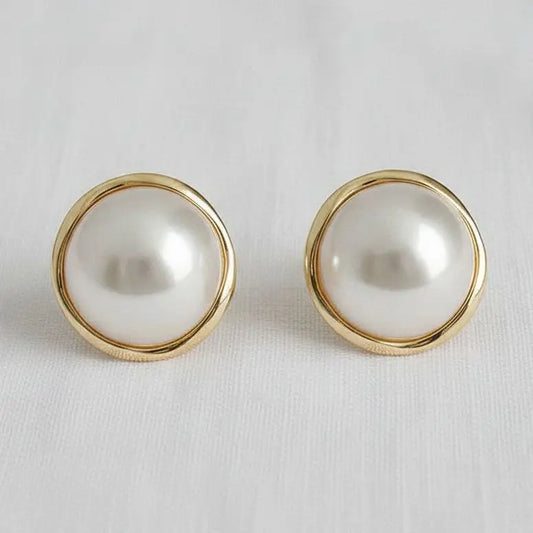 Pearl Stud Earrings
