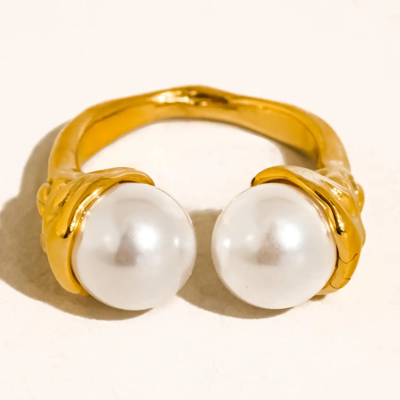Eloura 18K Gold Non-Tarnish Pearl Ring