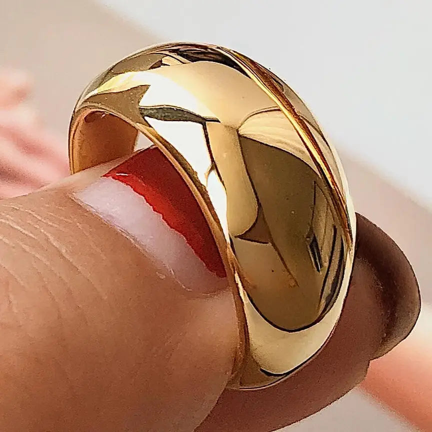 Roscoe 18K Gold Non-Tarnish Chunky Dome Statement Ring