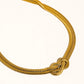 Evereign 18K Gold Non-Tarnish Knot Necklace