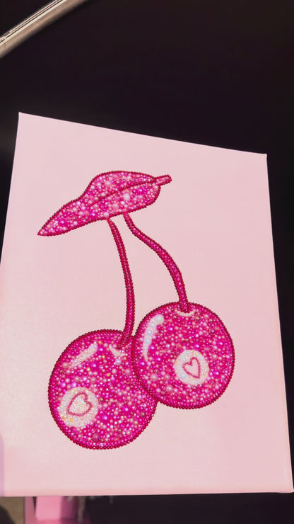 Cherry Kisses Diamond Art